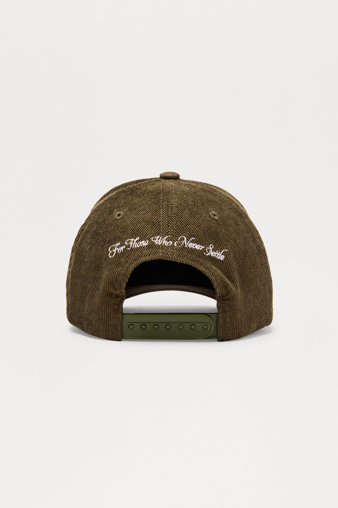 Winners Club Corduroy Structured Snapback Hat - Green