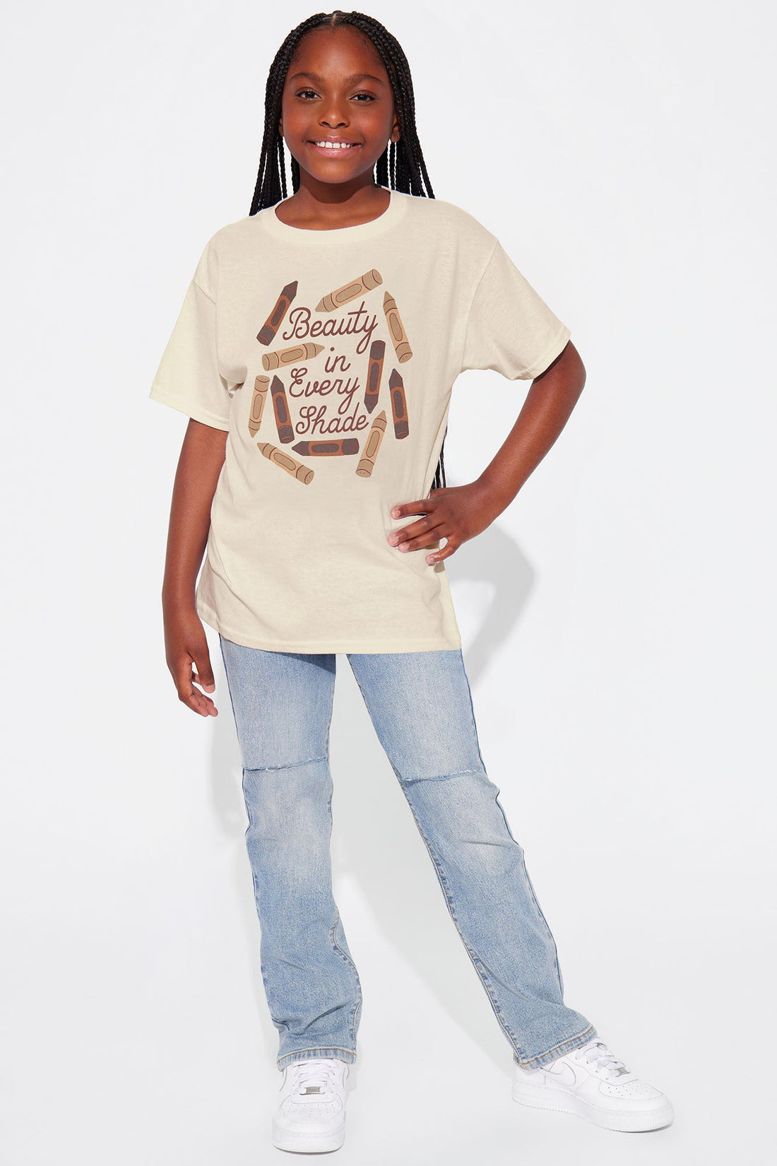 Mini Beauty in Every Shade Tee - Sand