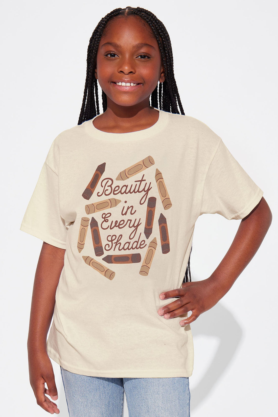 Mini Beauty in Every Shade Tee - Sand