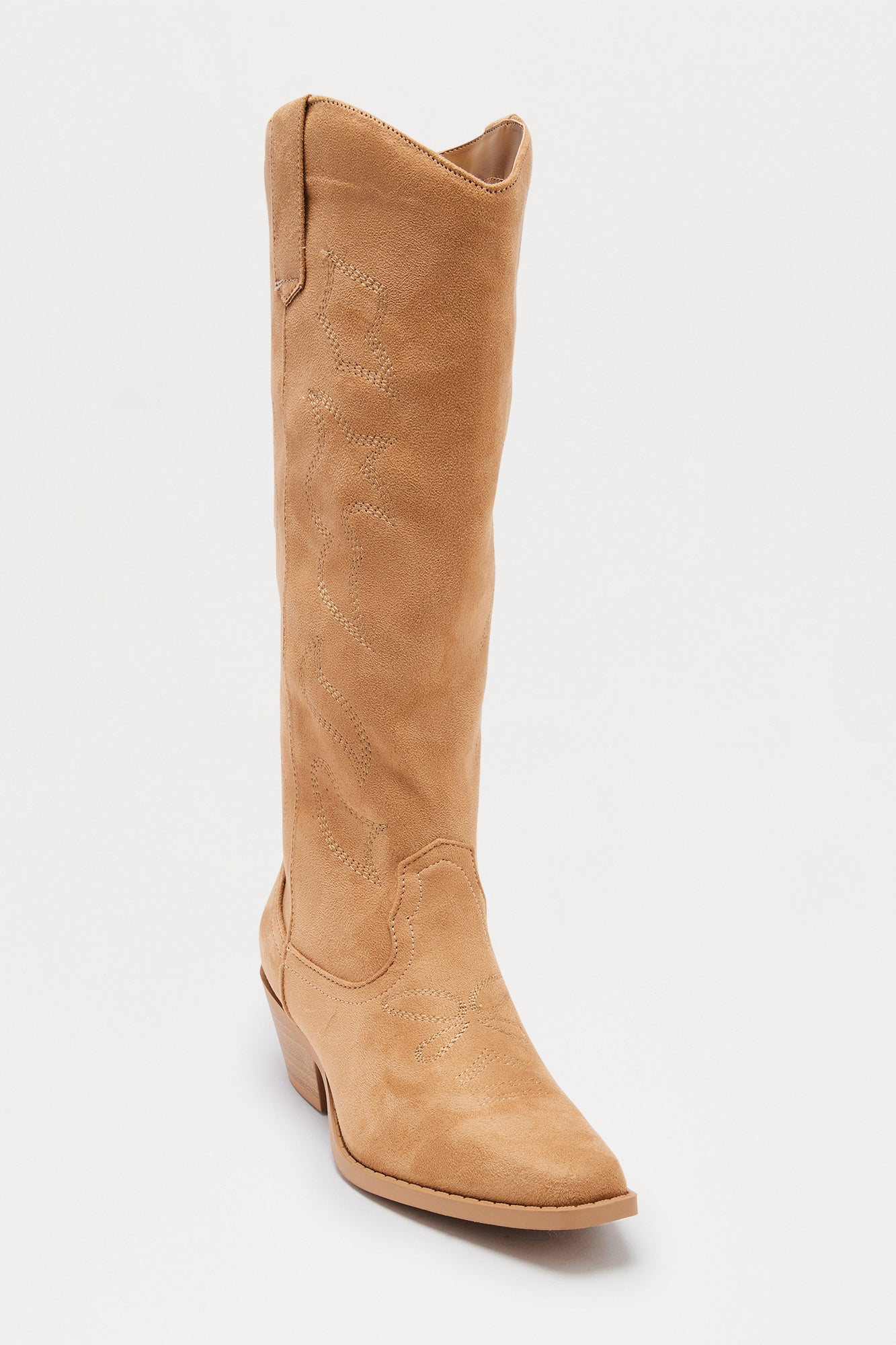 Daniel Knee High Cowboy Boots - Camel
