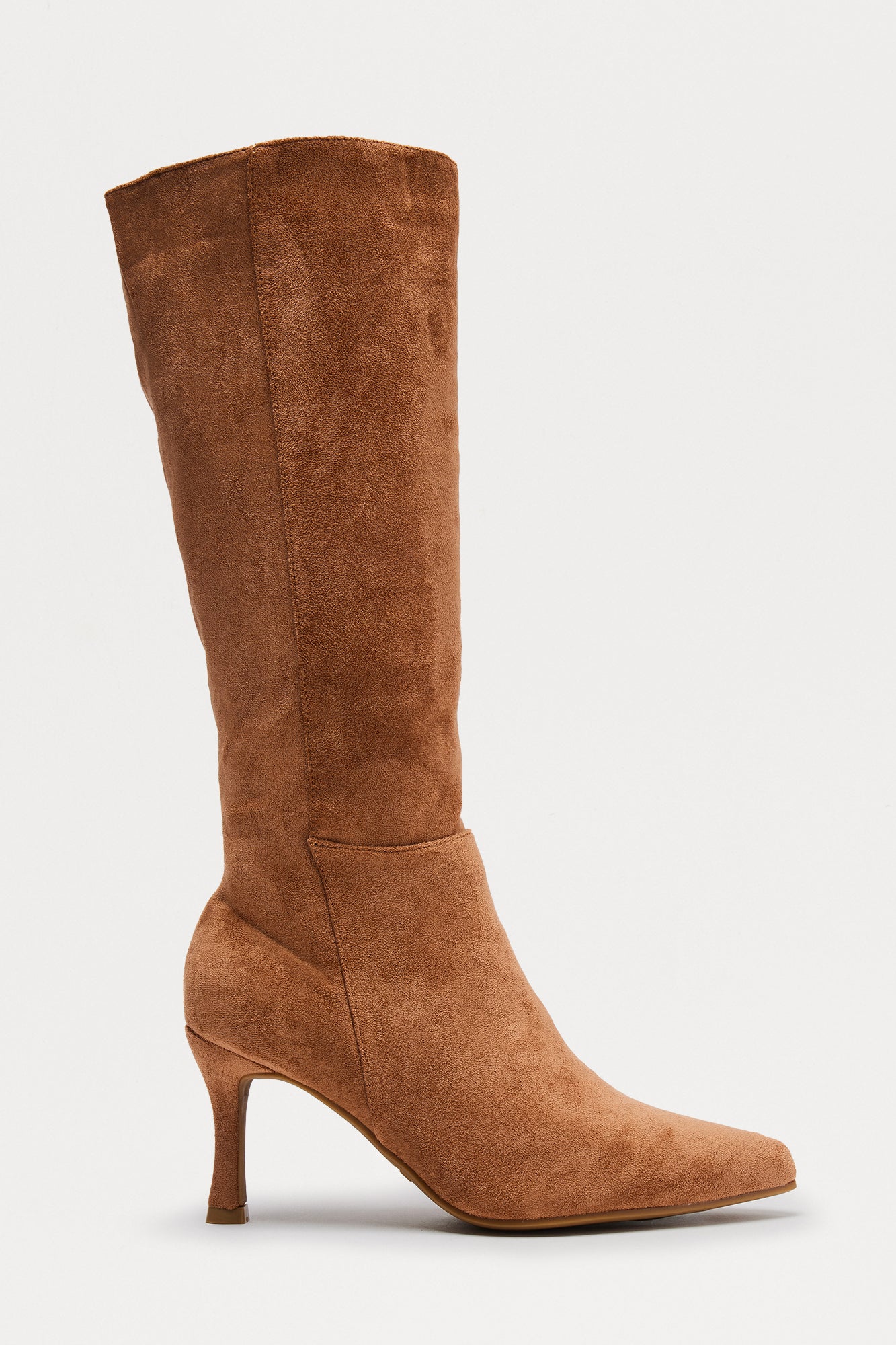 Fern Faux Suede Boots - Camel