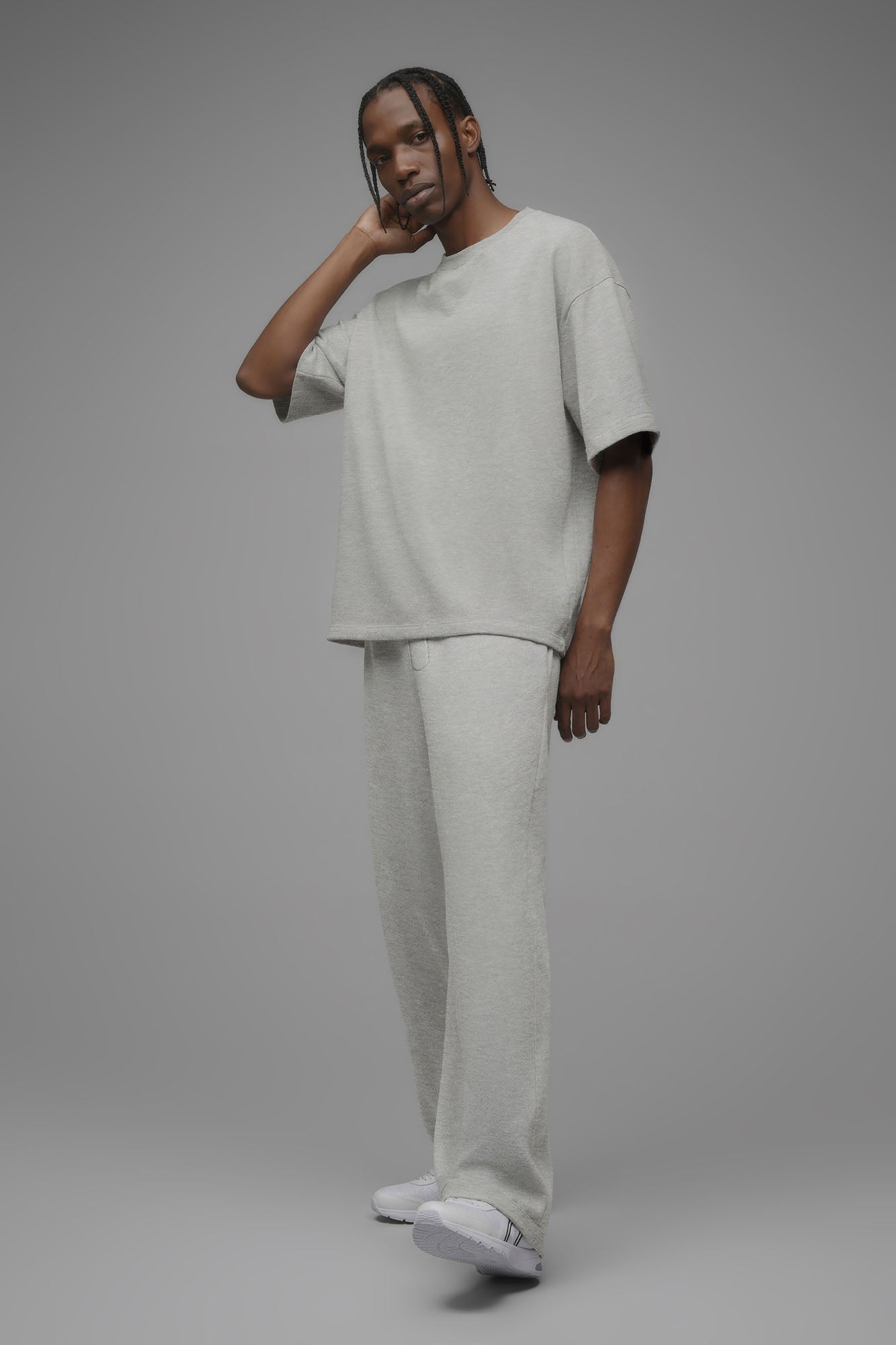 410 Baggy Sweatpants - Heather Grey