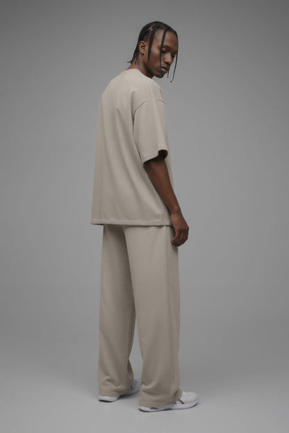 410 Oversized Fleece Tee - Sand