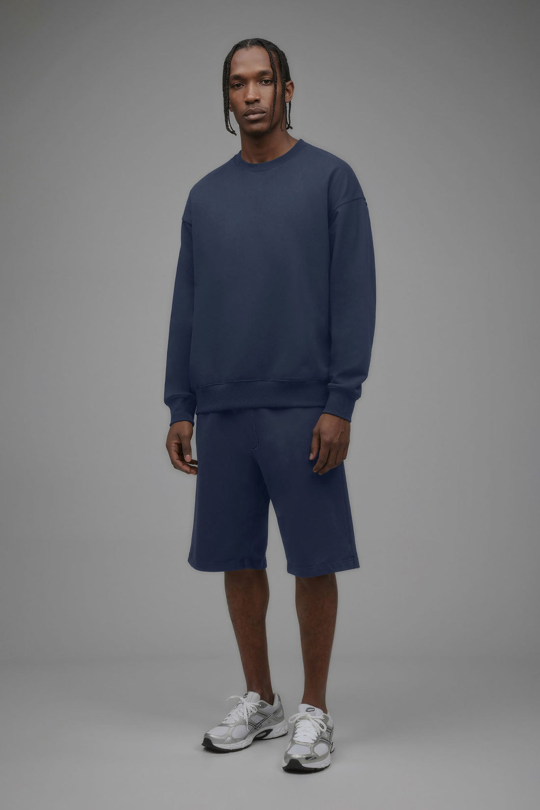 410 Oversized Crewneck - Navy
