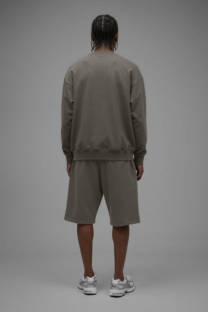 410 Oversized Crewneck - Moss Grey