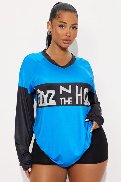 Boyz N The Hood Long Sleeve Jersey - Blue