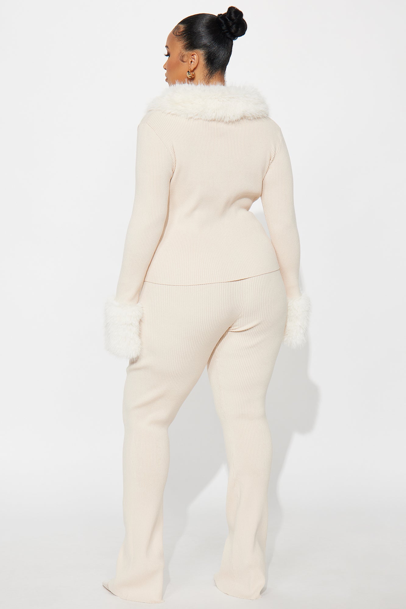 Vivian Sweater Pant Set - Cream