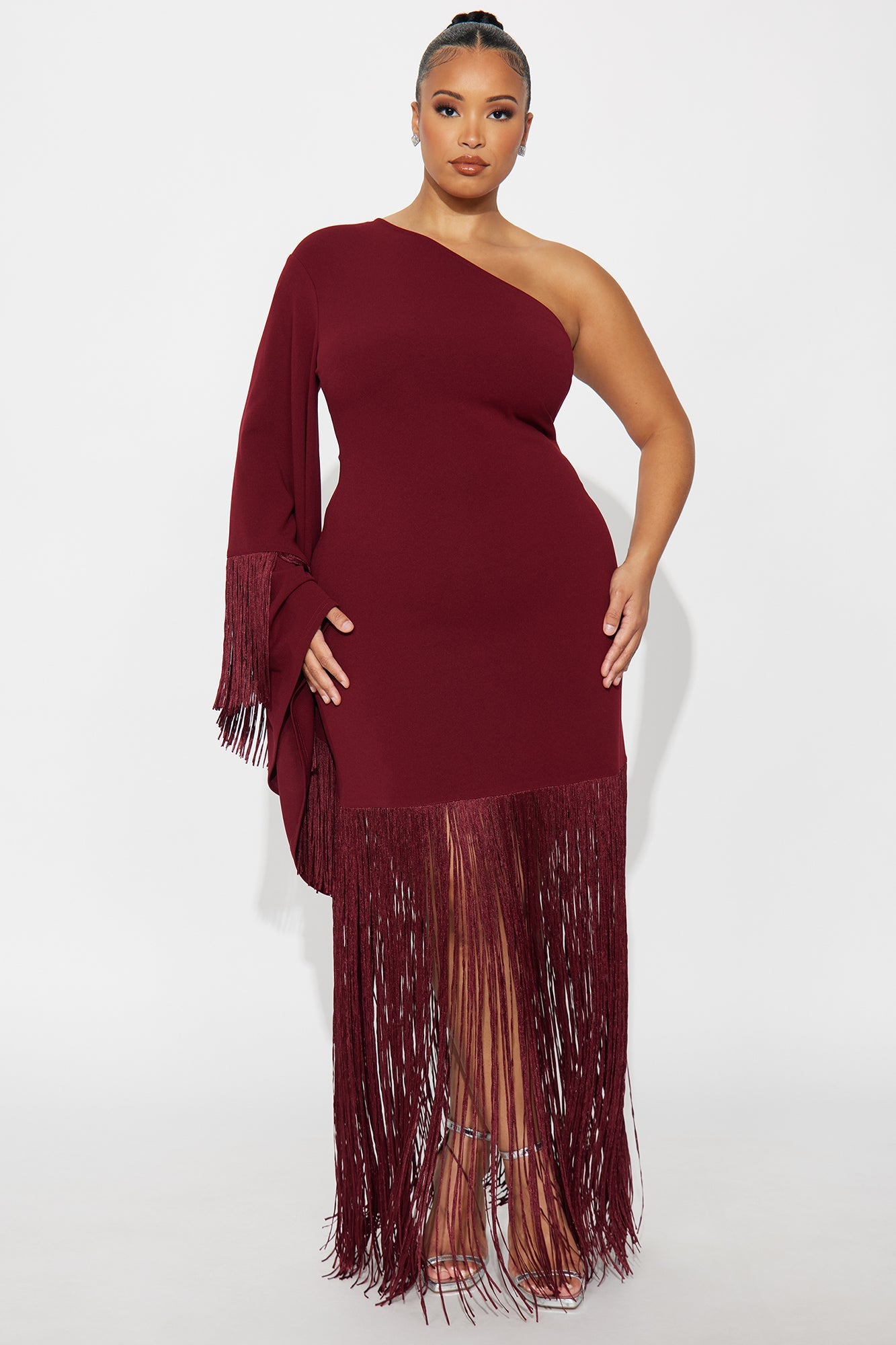 Dare And Swear Maxi Dress - Burgundy