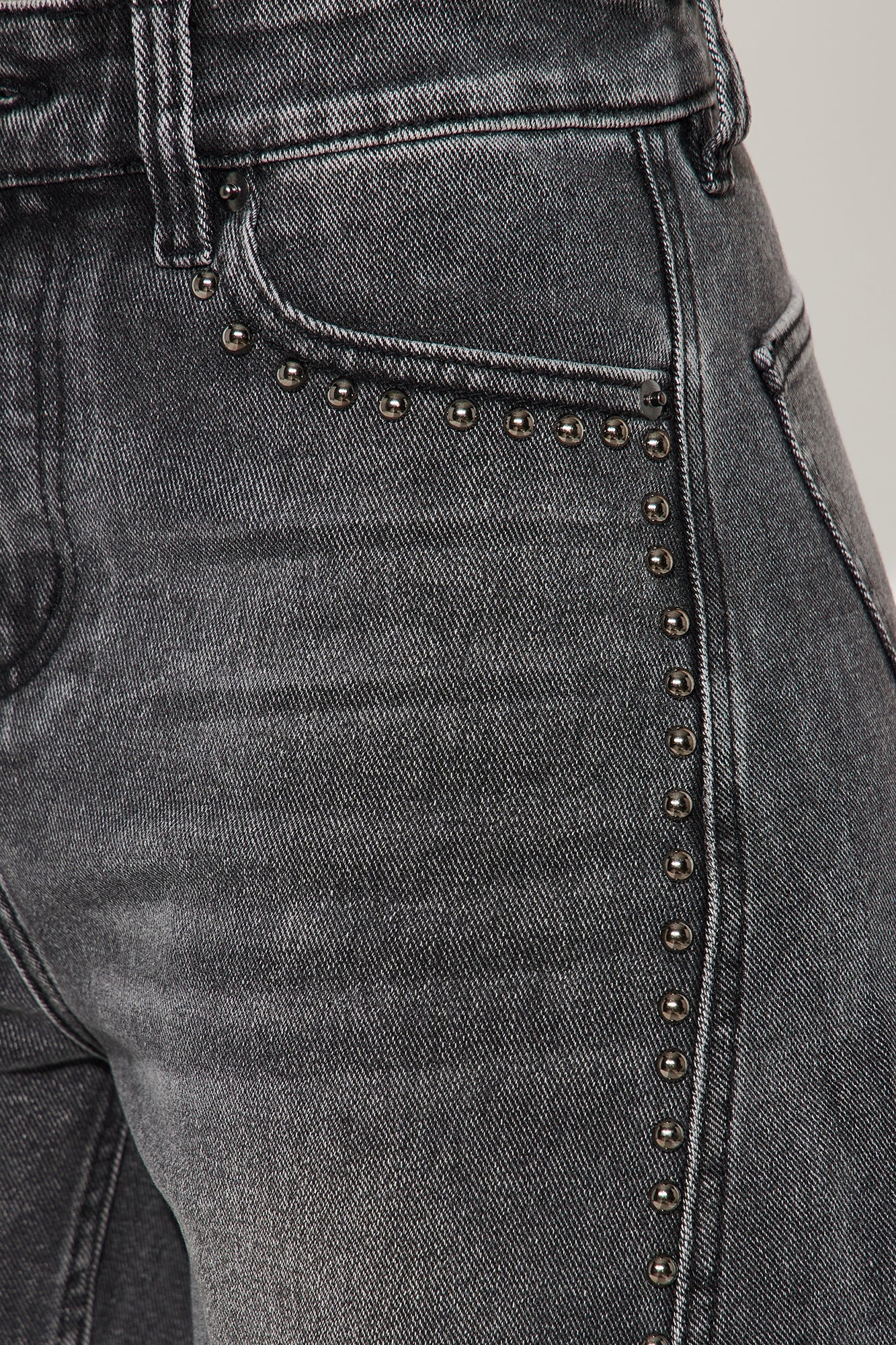 East End Embellished Jeans - Dark Grey