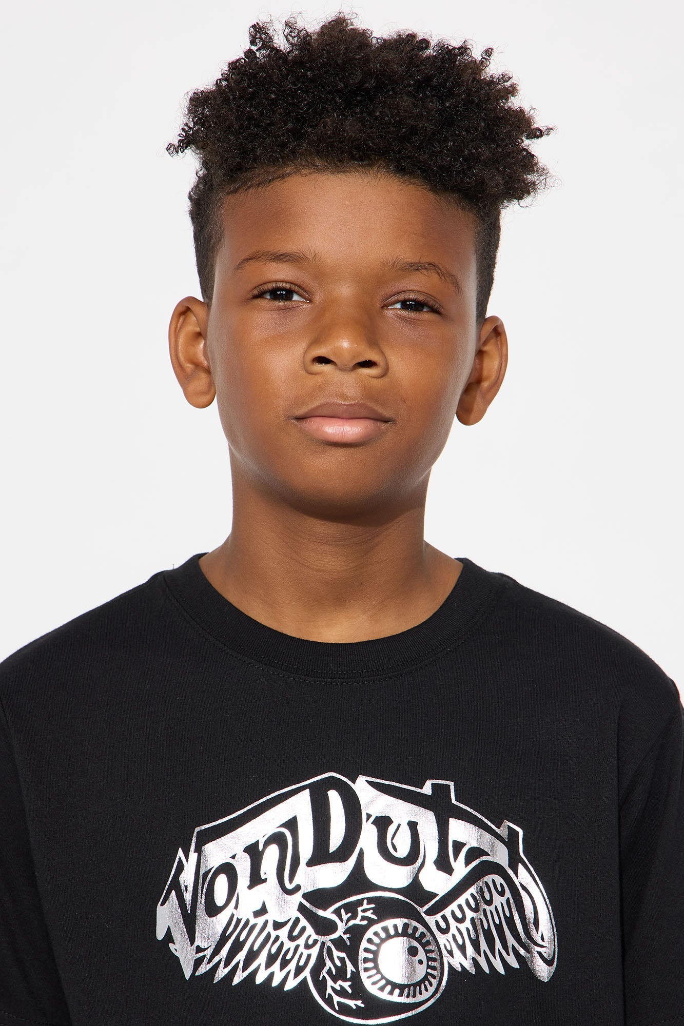Mini Oversized Von Dutch Dark Eye Tee - Black