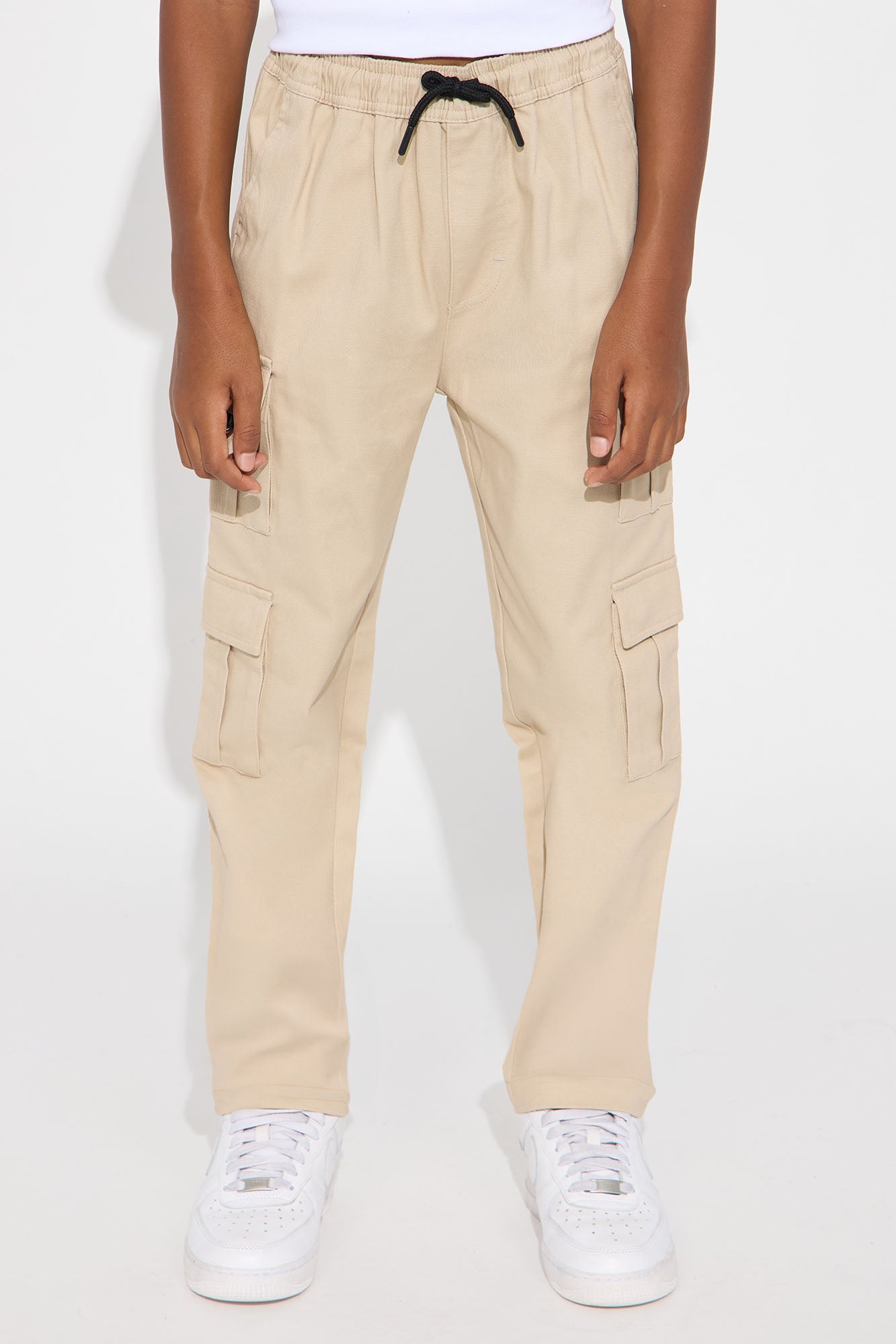 Mini Slim Double It Cargo Pants - Khaki