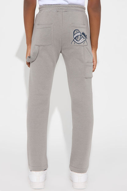 Mini Southpole Signature Jogger - Grey