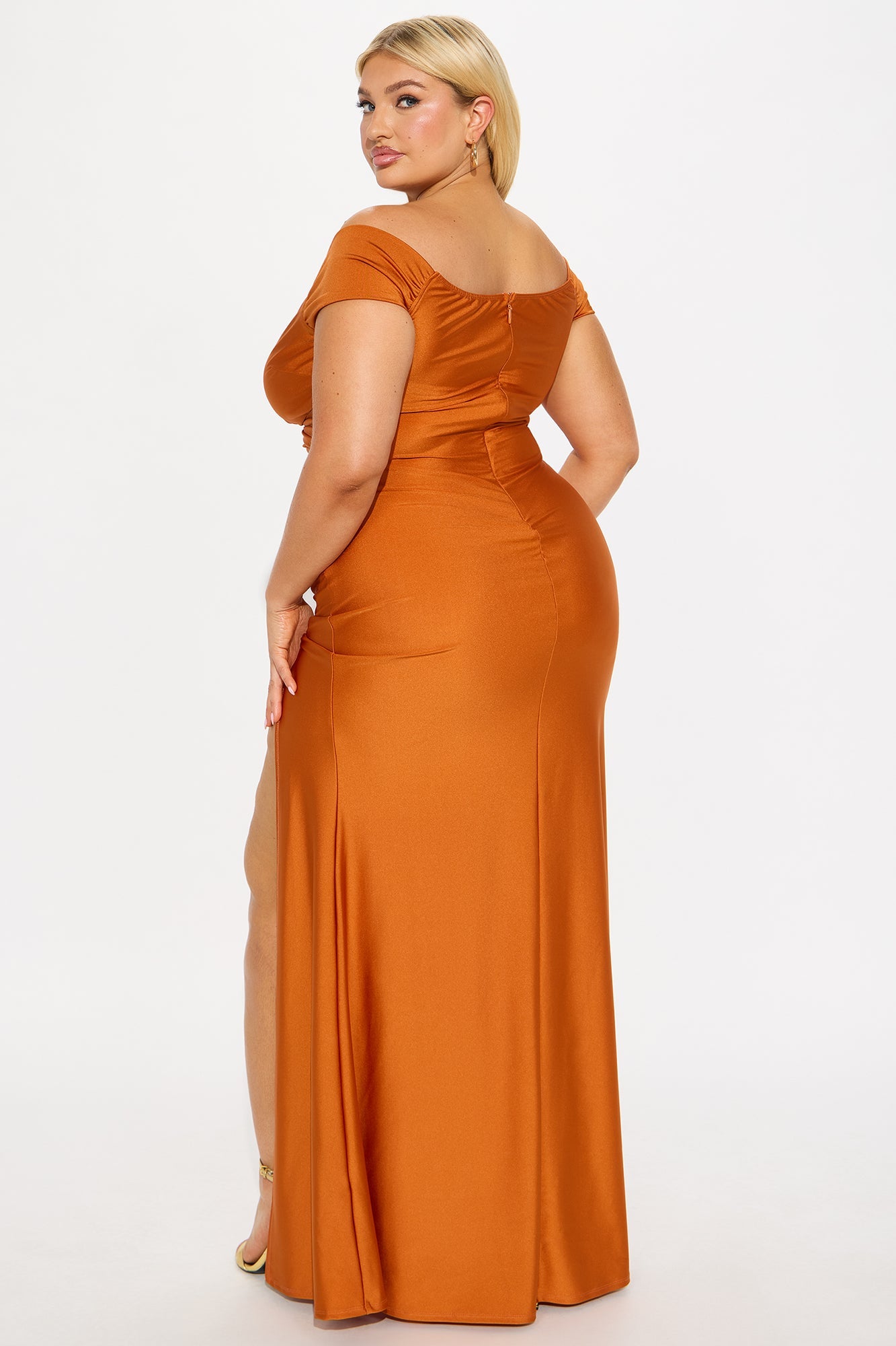 Romantic Nights Maxi Dress - Cognac