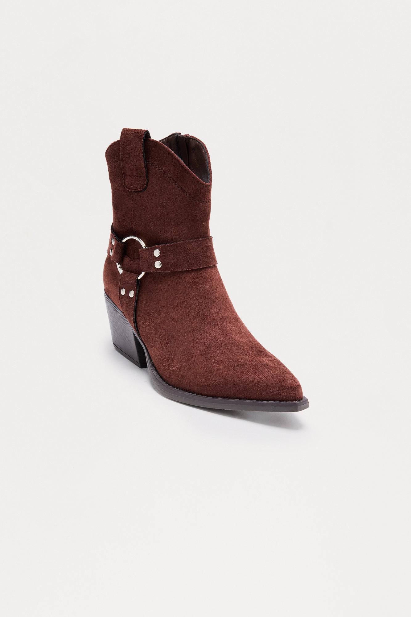 Elke Hardware Booties - Brown