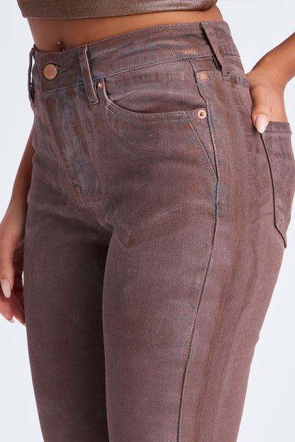Shine My Light Skinny Jean - Brown