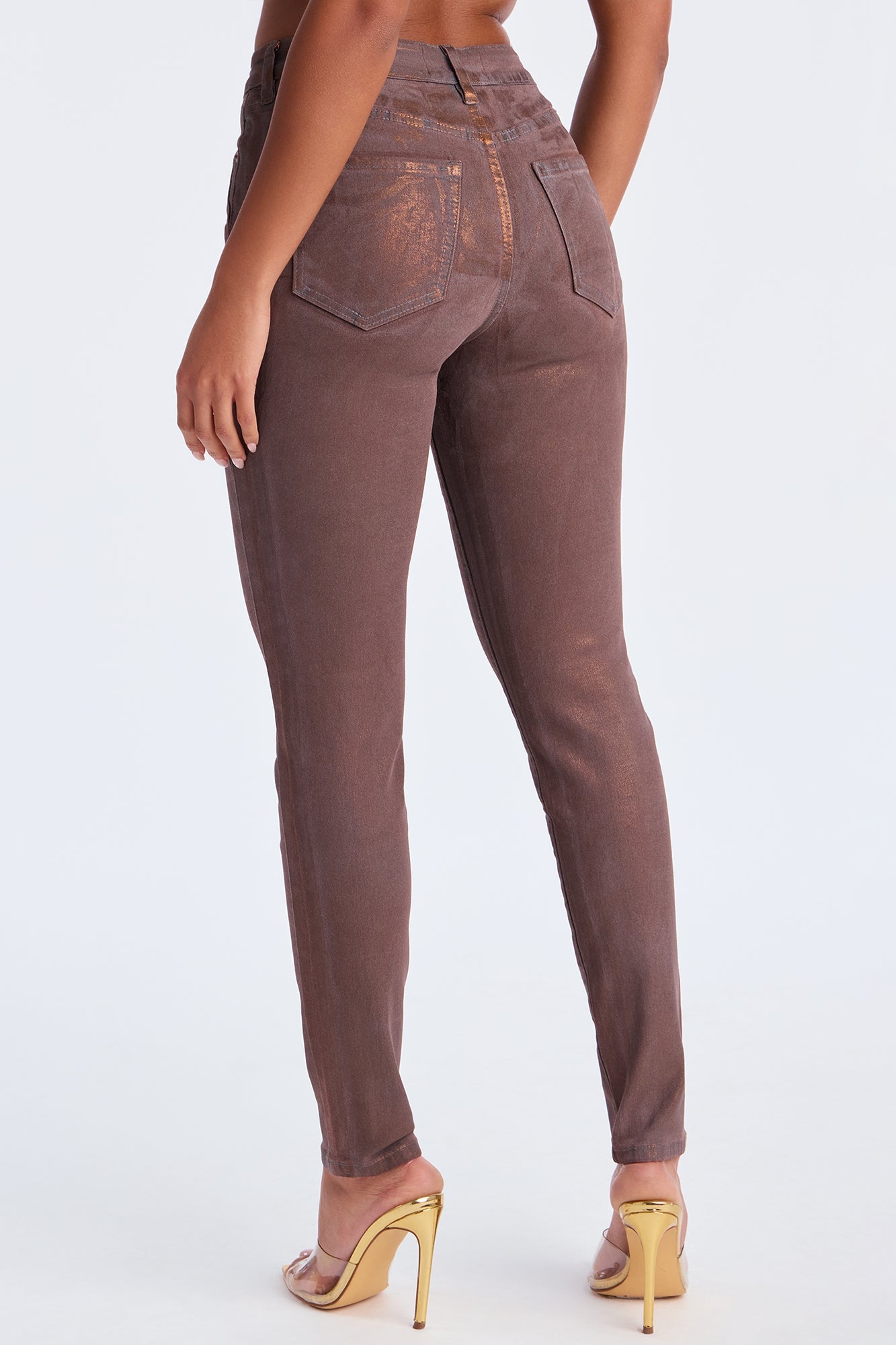 Shine My Light Skinny Jean - Brown