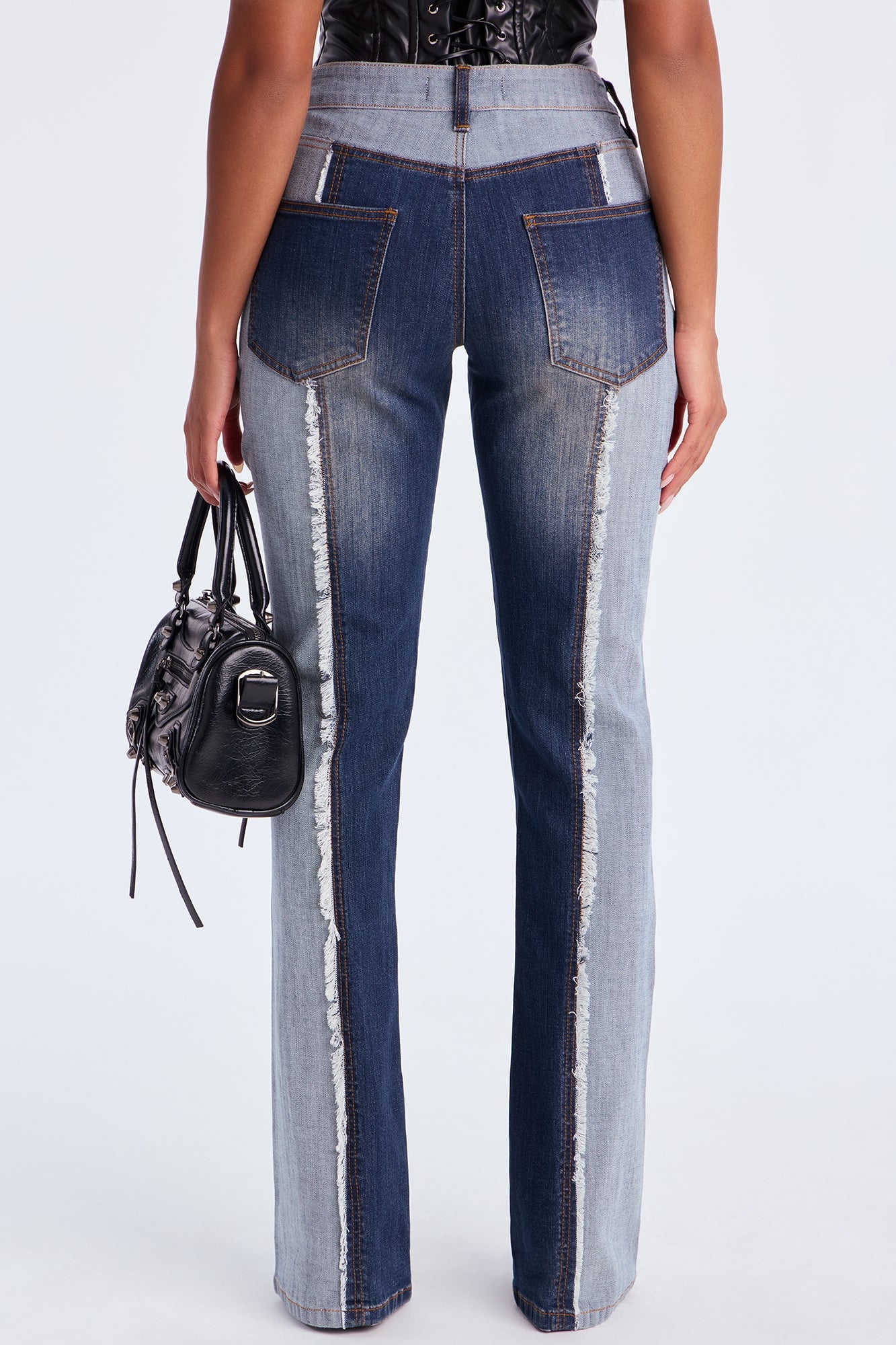 Inside Out Stretch Straight Leg Jeans - Dark Wash