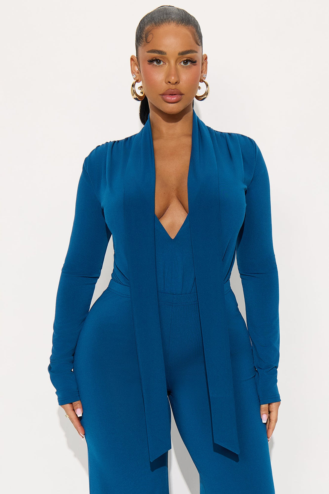 Penelope Wide Leg pant Set - Blue