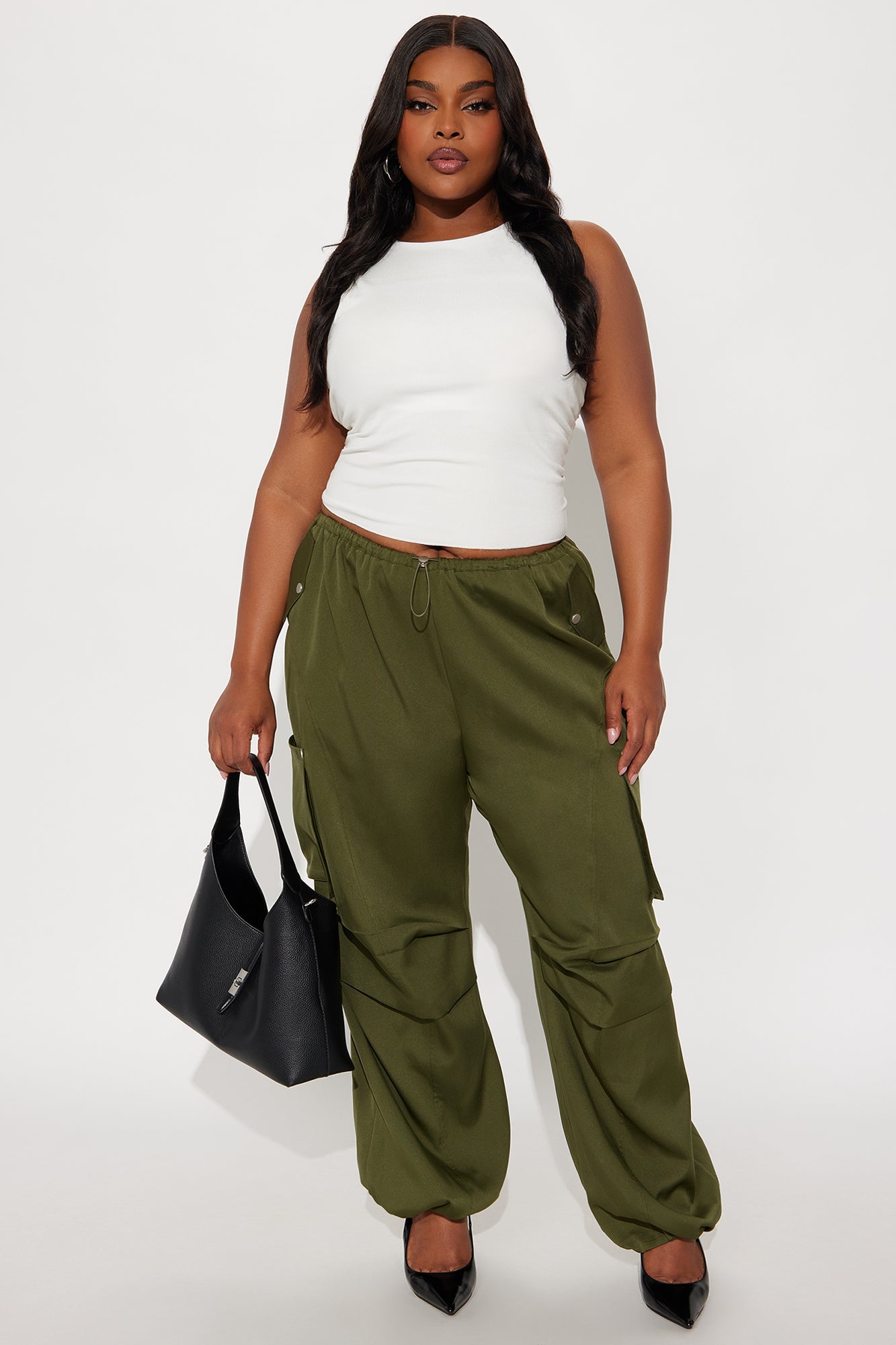 Gone Rogue Twill Stretch Jogger Cargo Pant 31 - Olive