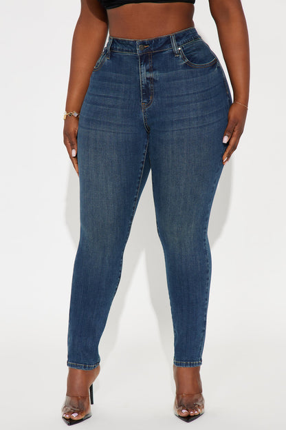 Polished Performance Skinny Jeans - Dark Wash