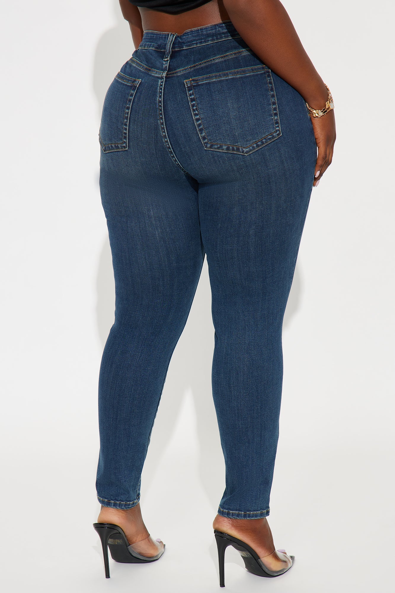 Polished Performance Skinny Jeans - Dark Wash
