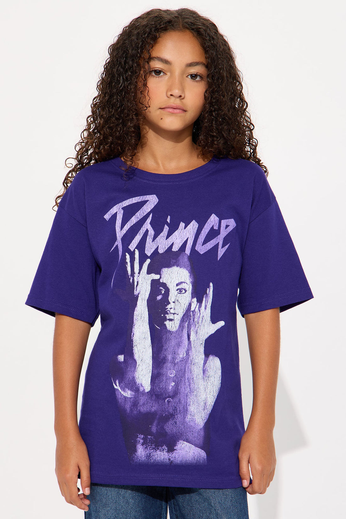 Mini Prince Short Sleeve Tee - Purple