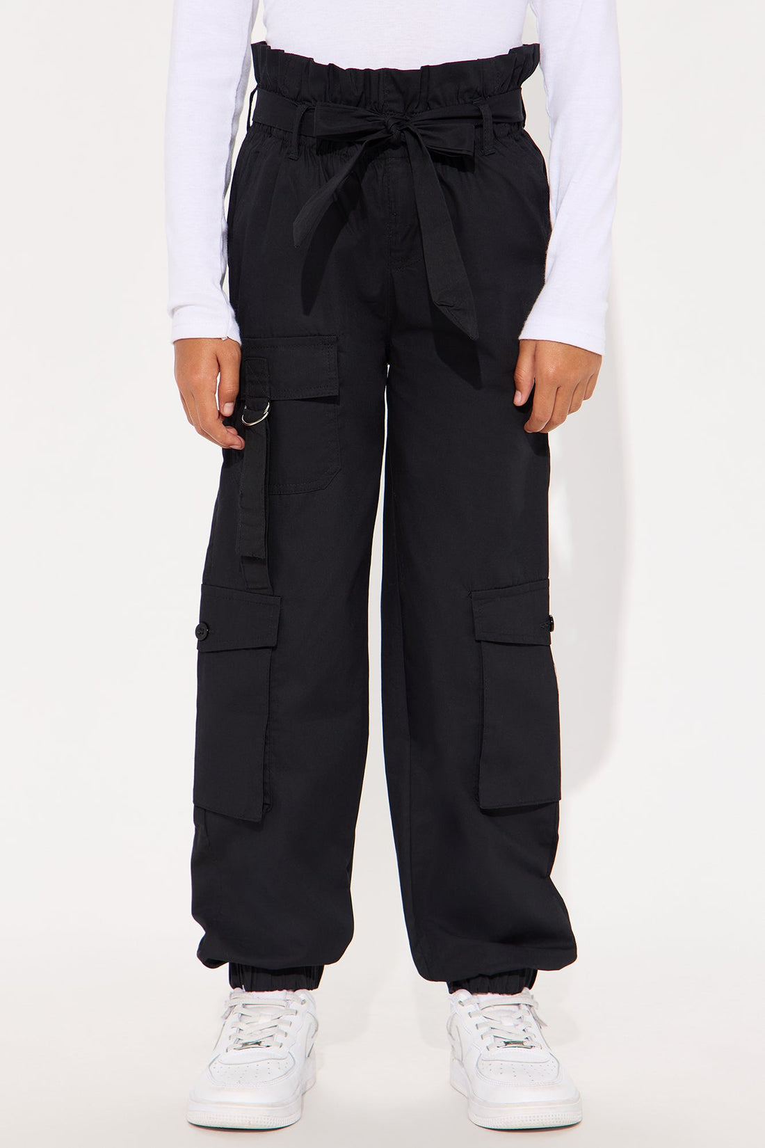 Mini Waited So Long Cargo Joggers - Black