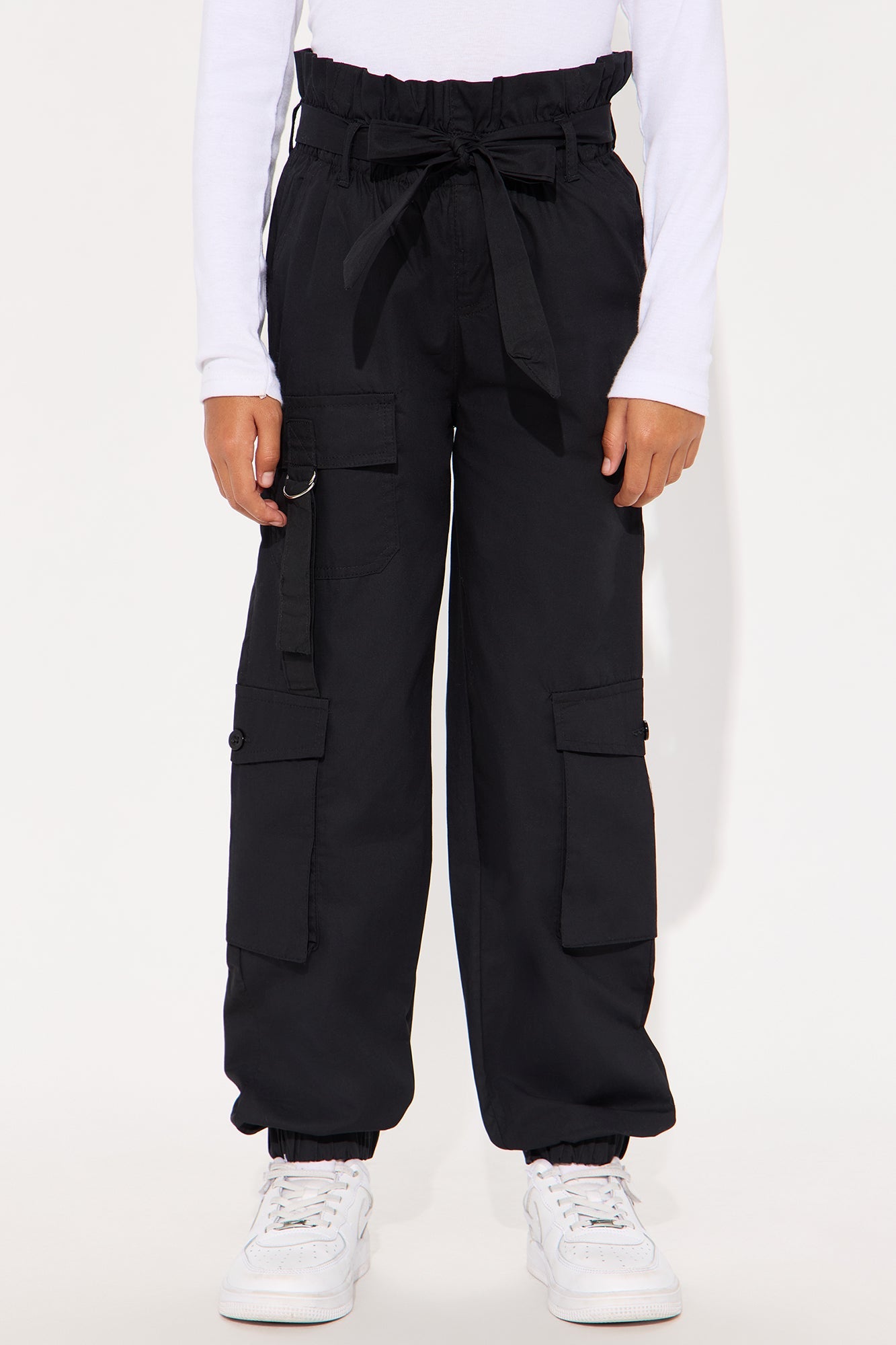Mini Waited So Long Cargo Joggers - Black