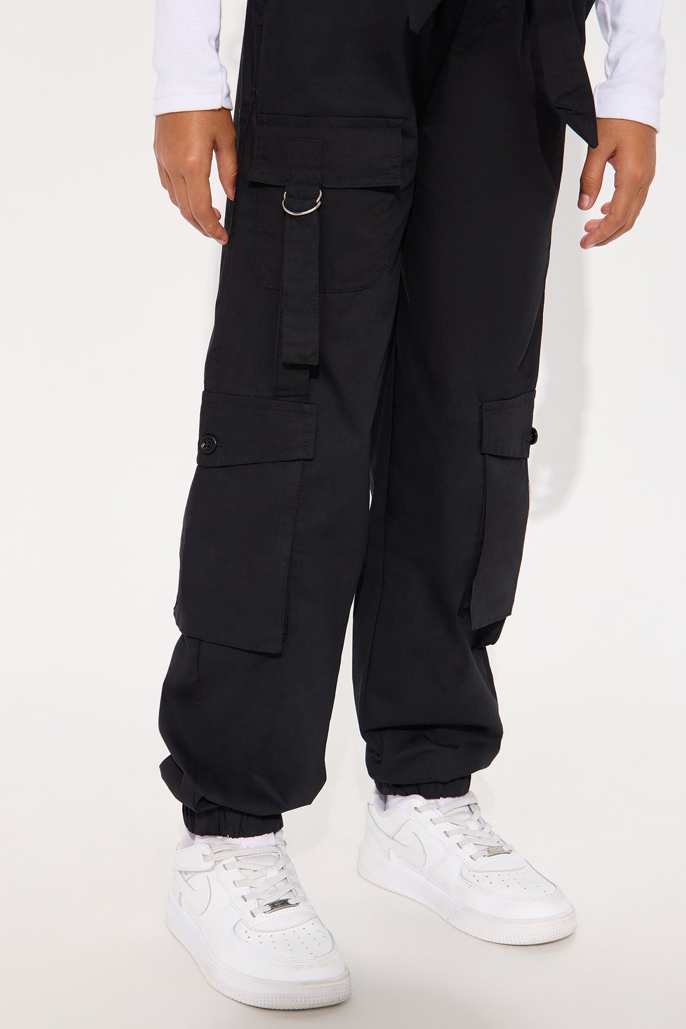Mini Waited So Long Cargo Joggers - Black