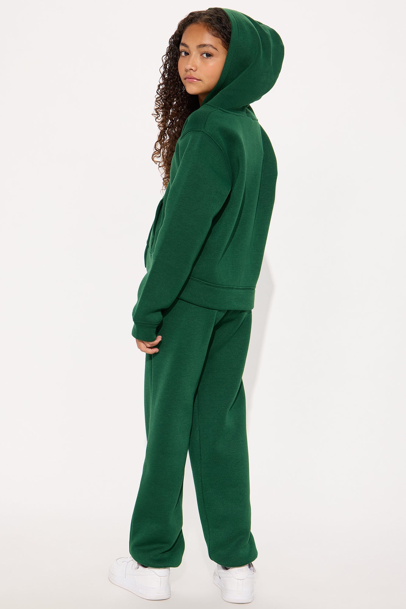 Mini I Got This Zip Up Jacket And Jogger Set - Hunter