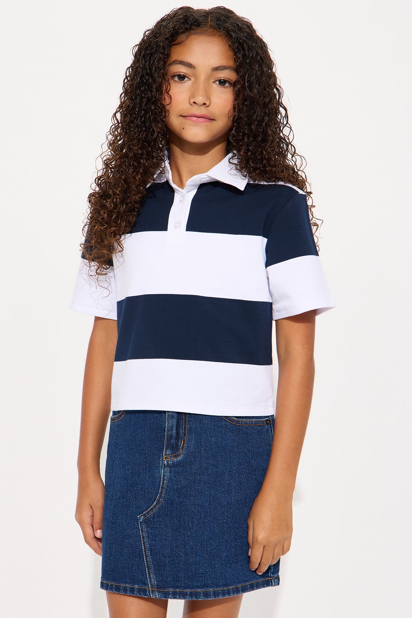 Mini Sporty Era Polo Shirt - White/combo