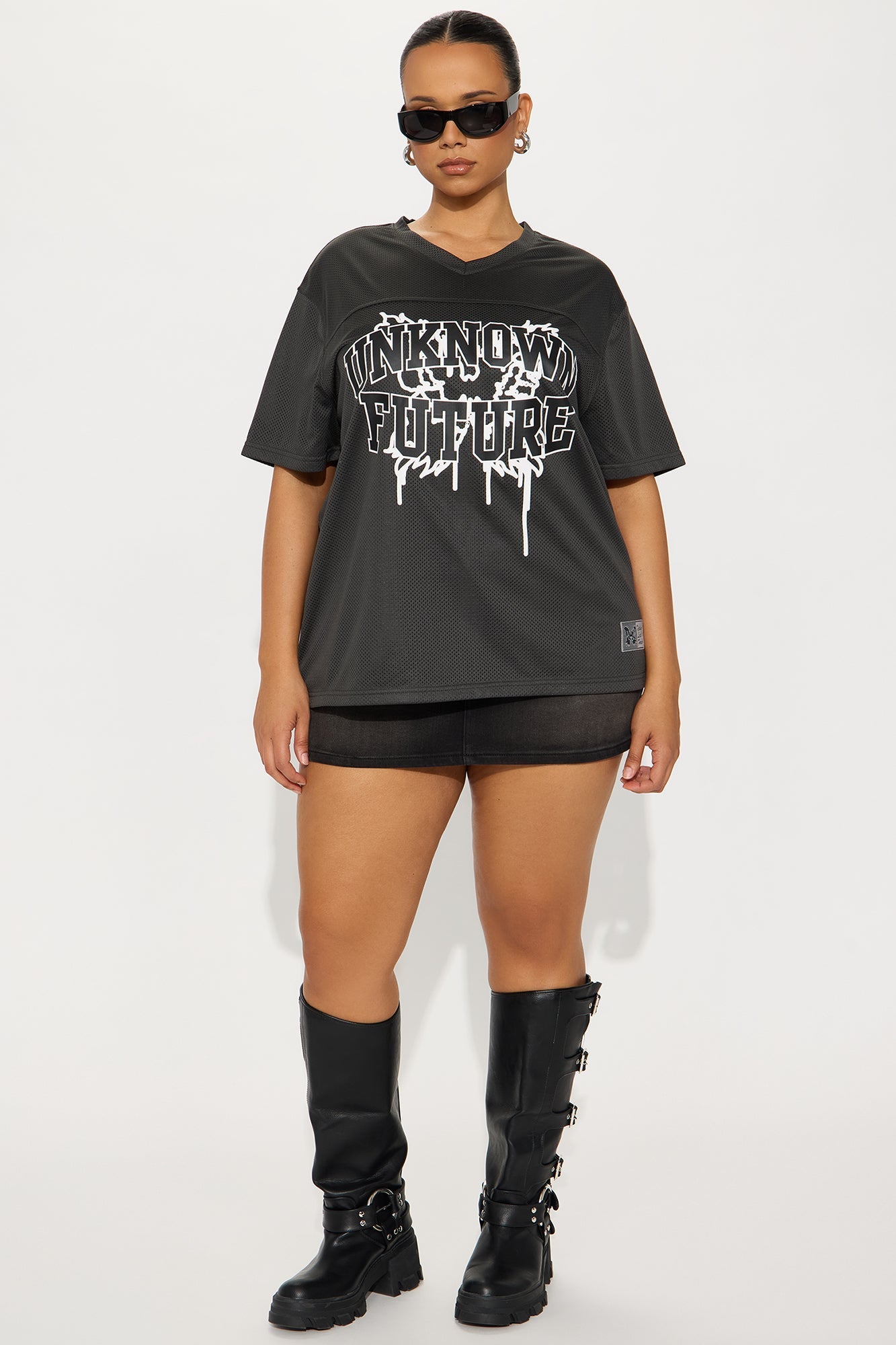 Unknown Future Oversized Jersey - Black