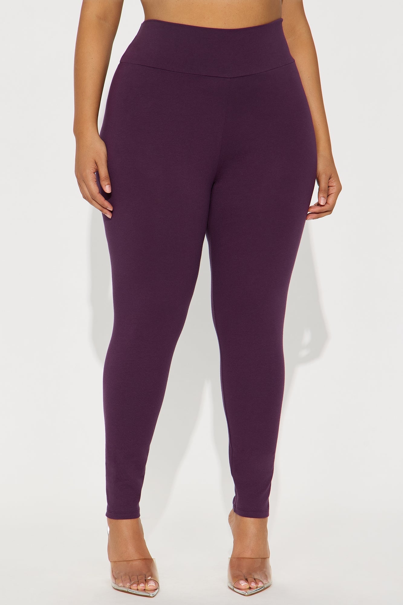 Running Around High Rise Legging - Plum