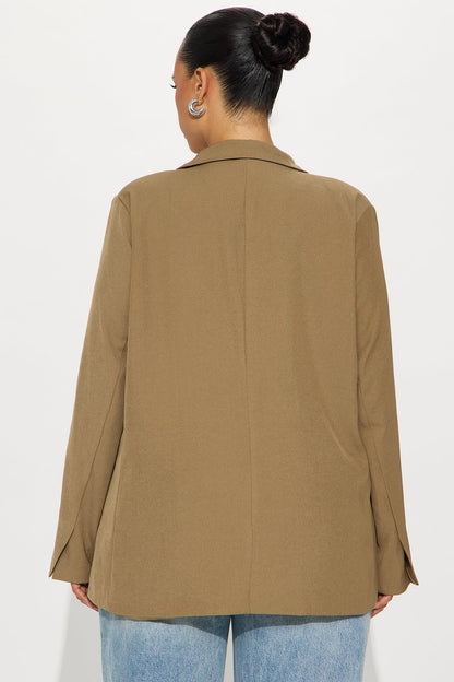 Beatrice Oversized Blazer - Olive