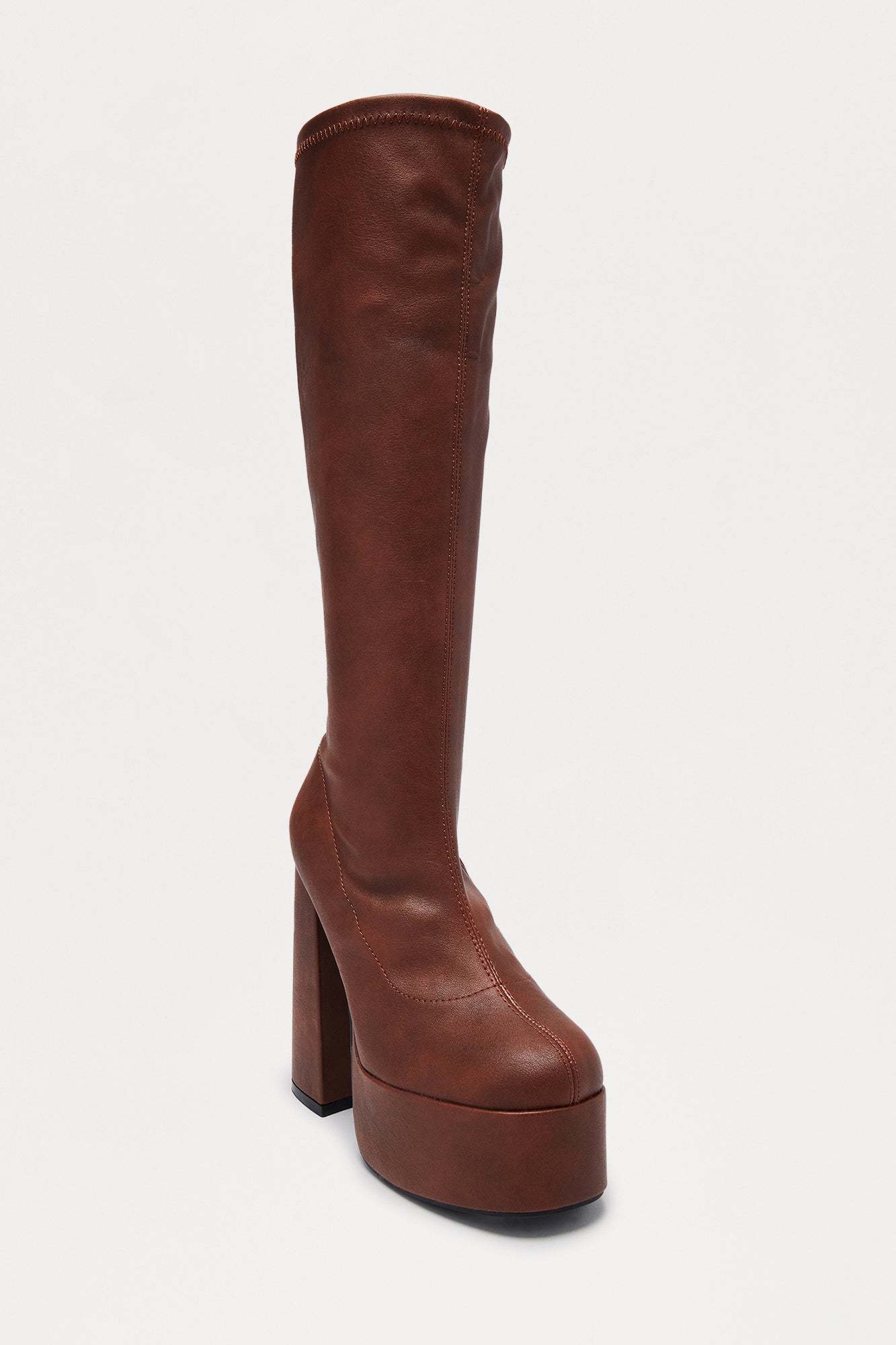 Camden Platform Boots - Brown