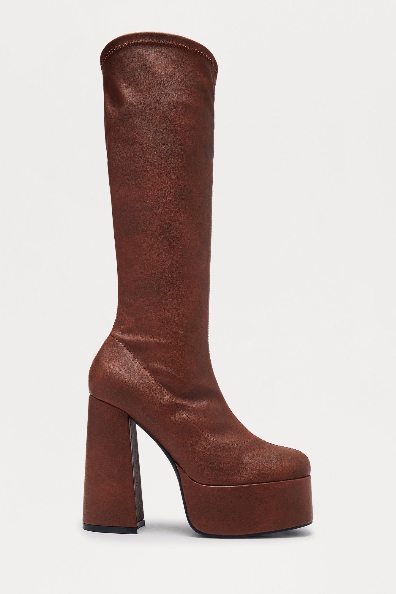 Camden Platform Boots - Brown