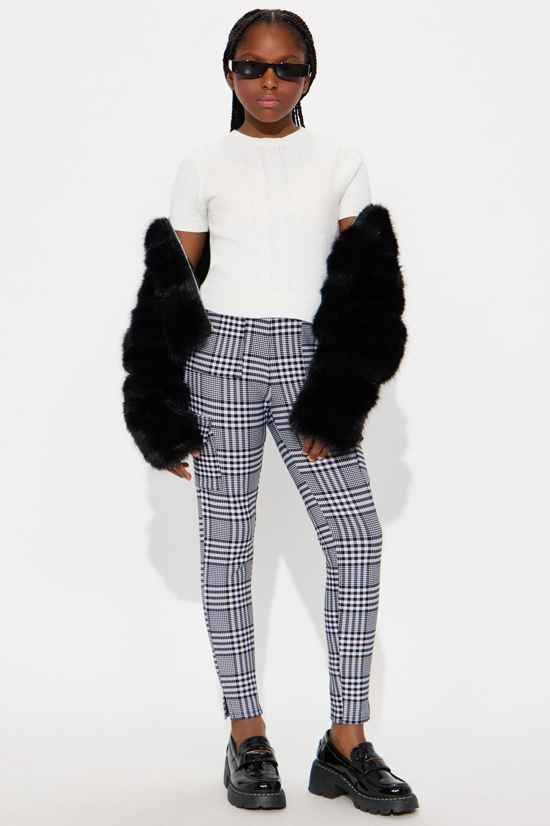 Mini Always Focused Skinny Pants - Grey/combo
