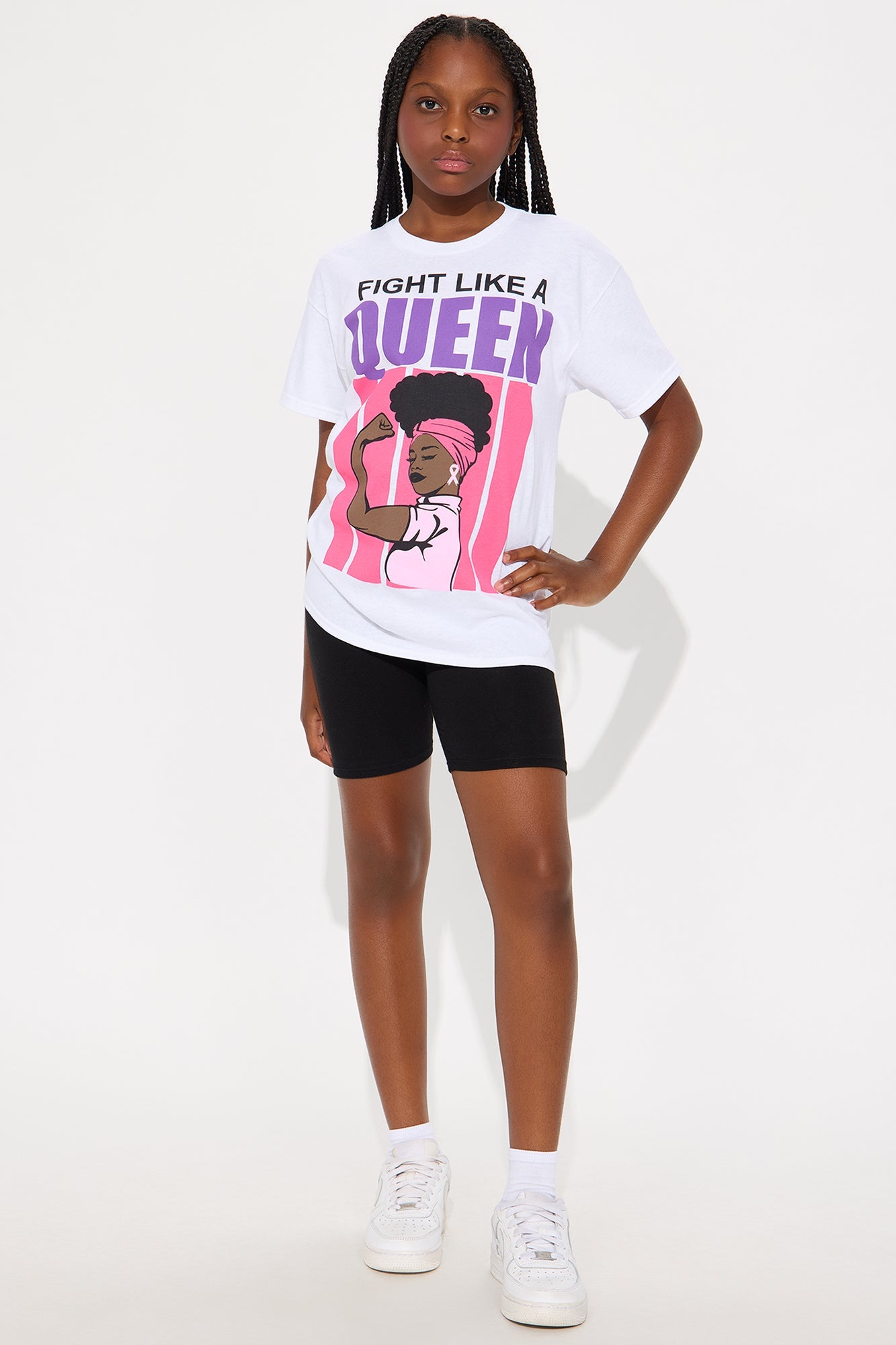 Mini Natalee Biker Shorts - Black