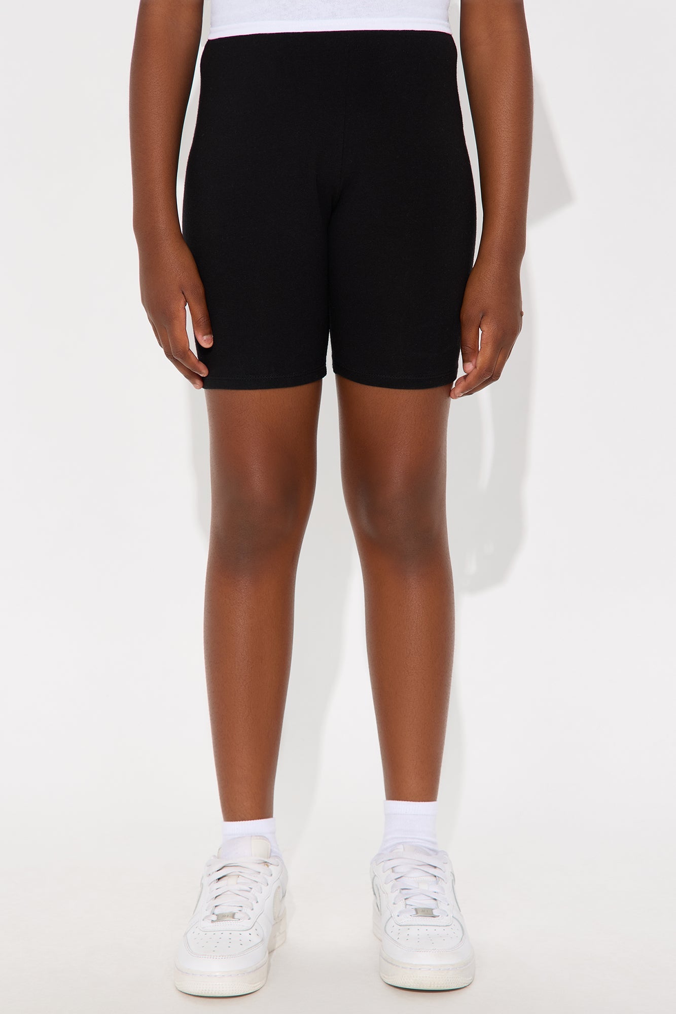 Mini Natalee Biker Shorts - Black