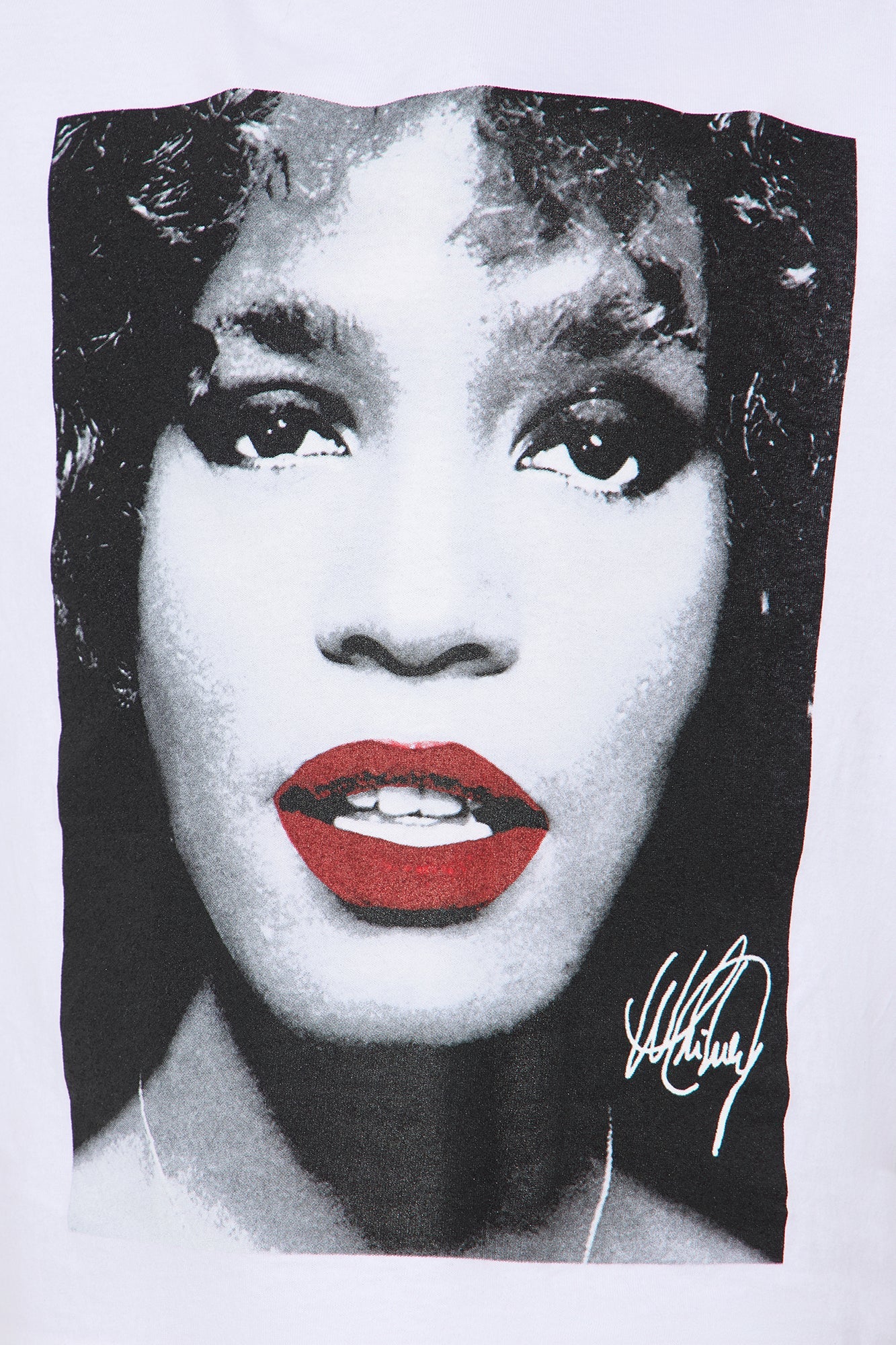 Mini Whitney Houston Up Close Tee - White