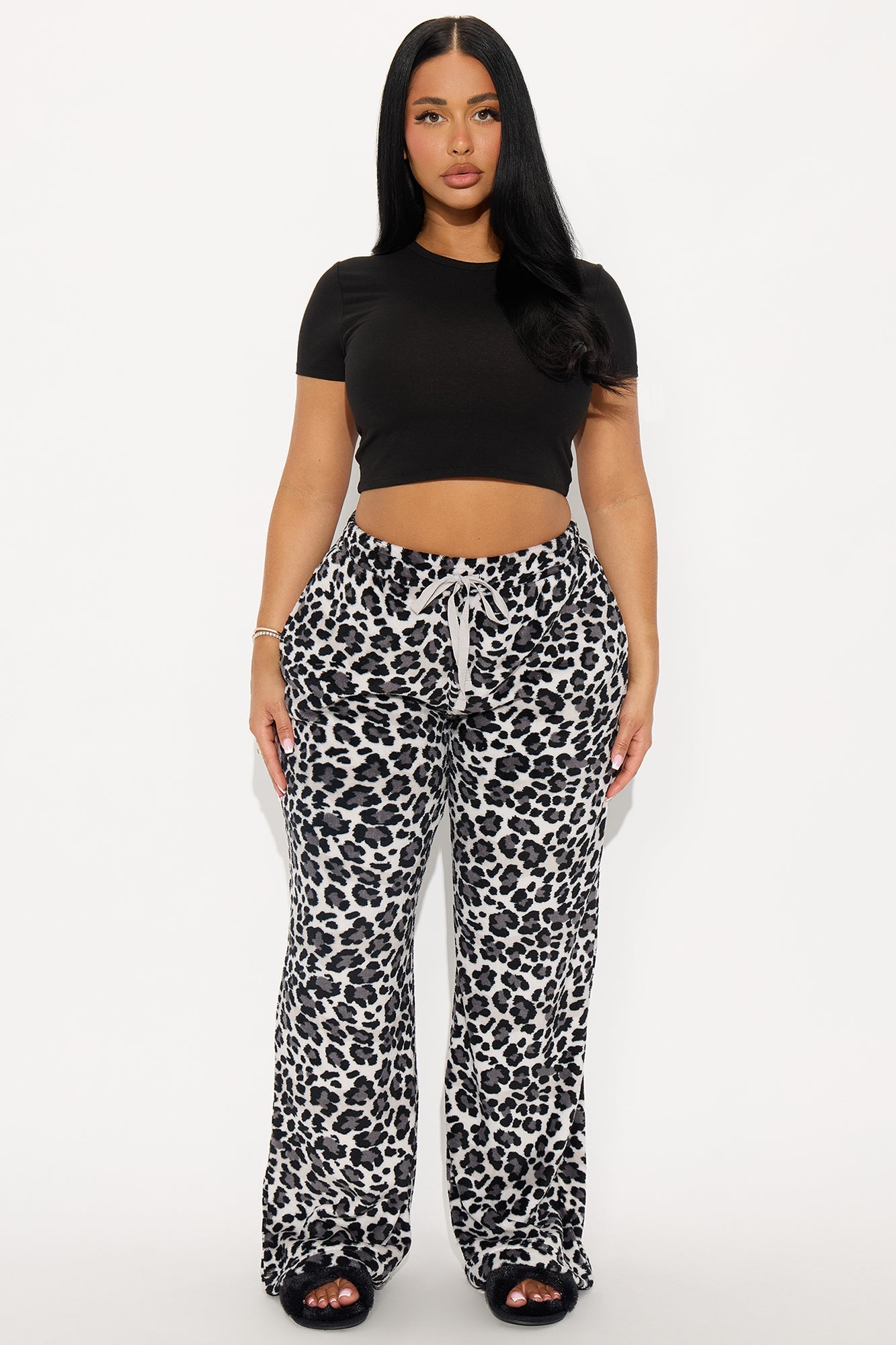 Gone Wild Plush PJ Pants - Grey/combo