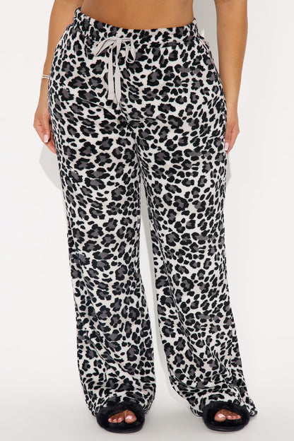 Gone Wild Plush PJ Pants - Grey/combo