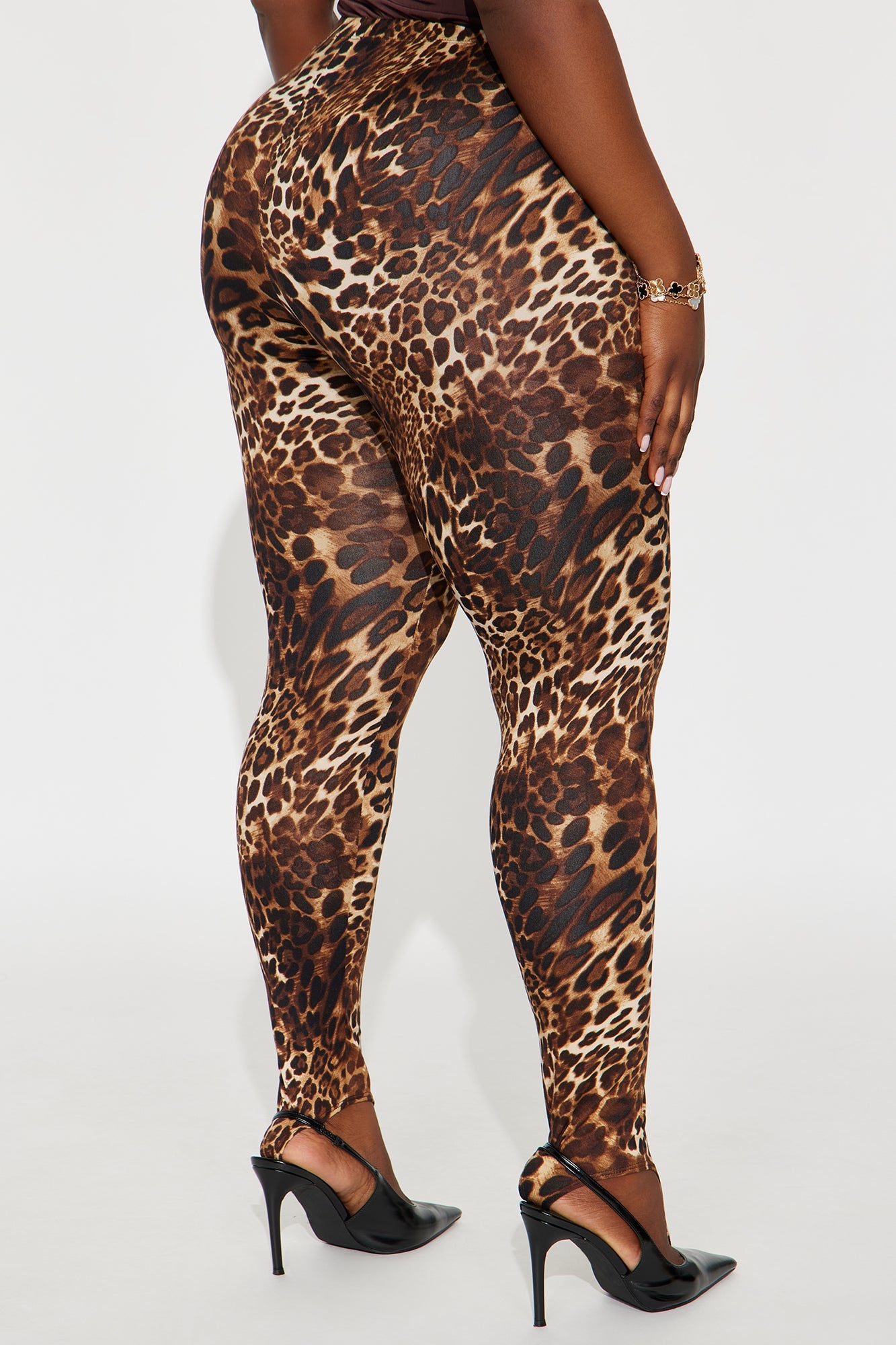 Caught In The Moment Leopard Stirrup Legging - Leopard