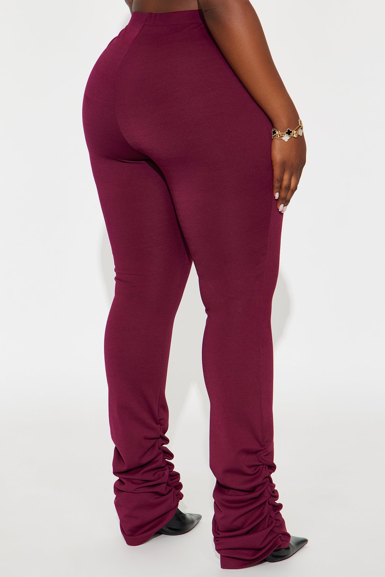 Love Galore Stacked Legging - Wine