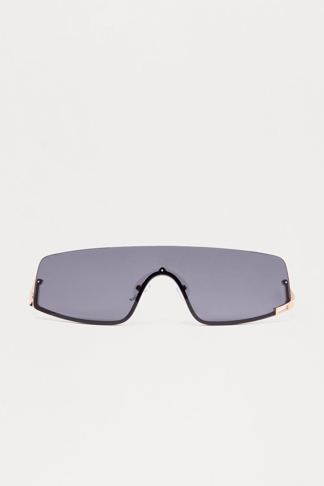 Next Up Shield Metal Frame Sunglasses - Gold/Black