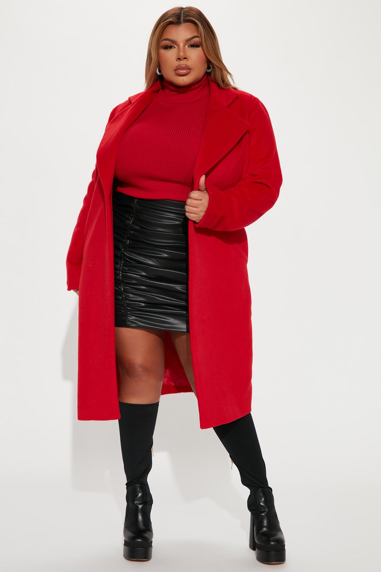 Going Places Coat - Red