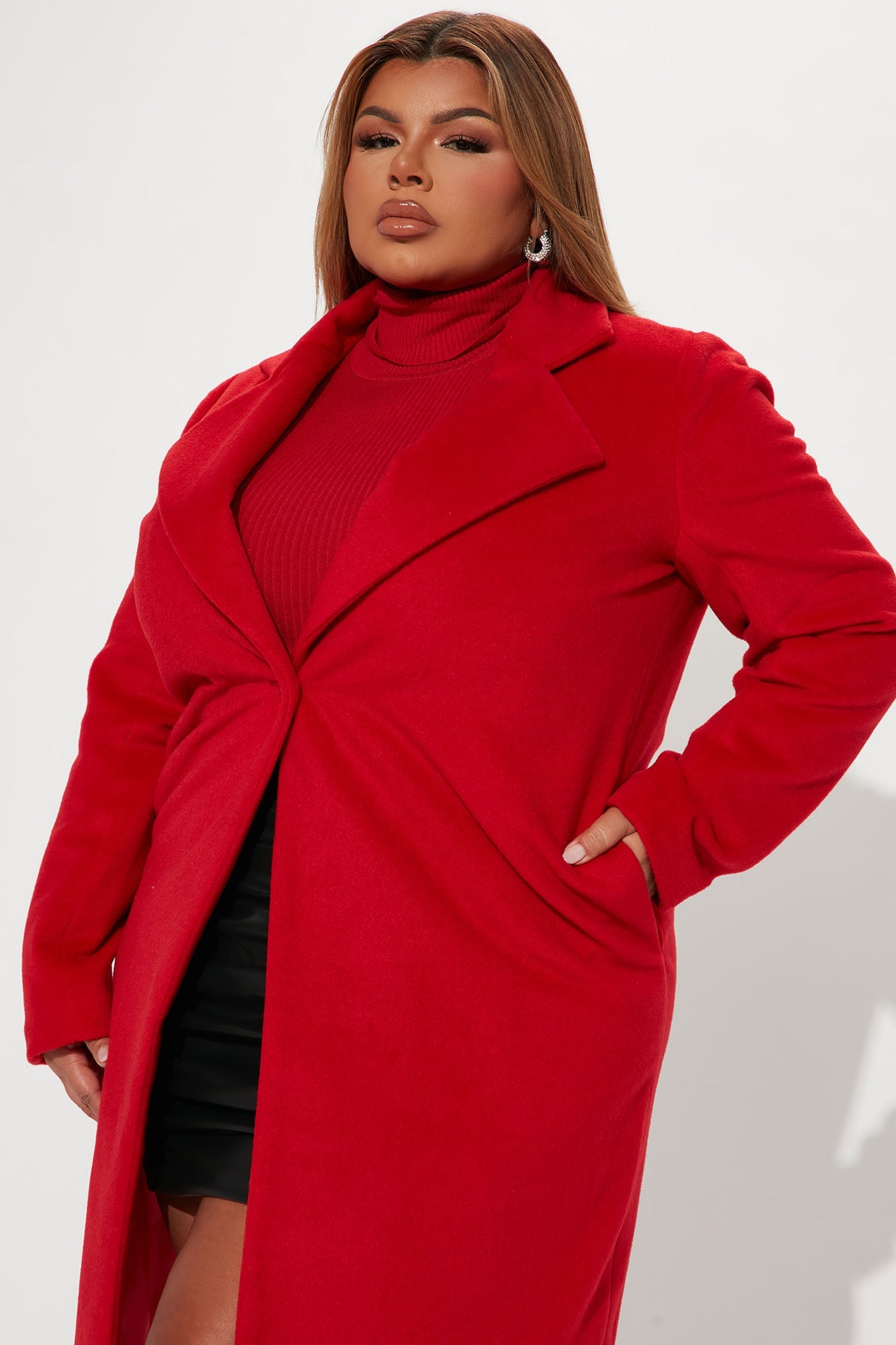 Going Places Coat - Red