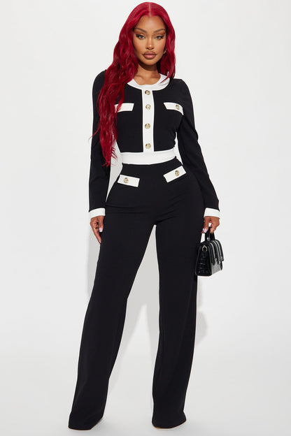 Executive Decisions Jumpsuit - Black