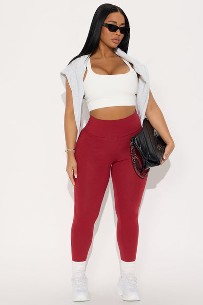 All My Life Legging - DarkRed