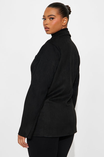 Jazlyn Oversized Blazer - Black